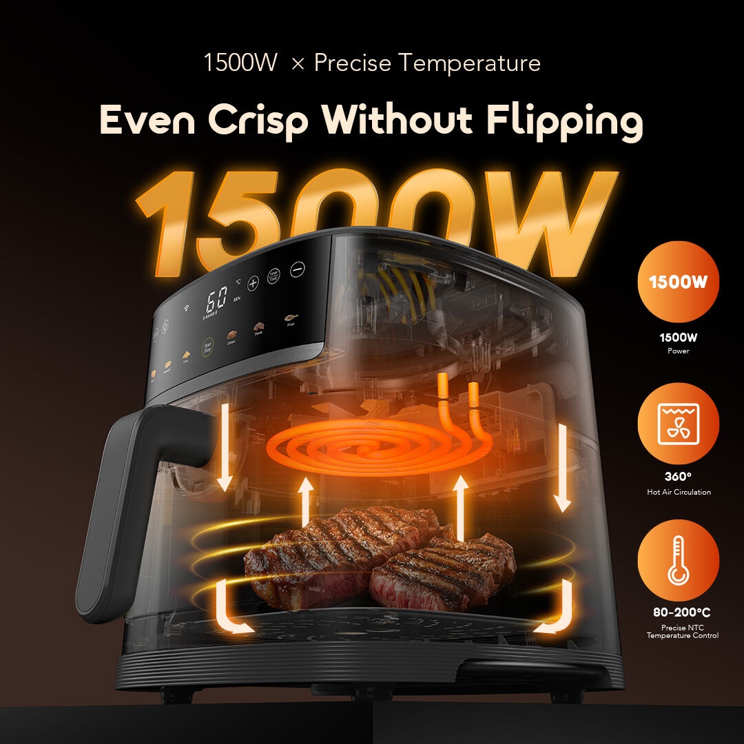 oraimo airfryer NutriFry S1 Ultra OAF-521A-4 1500w