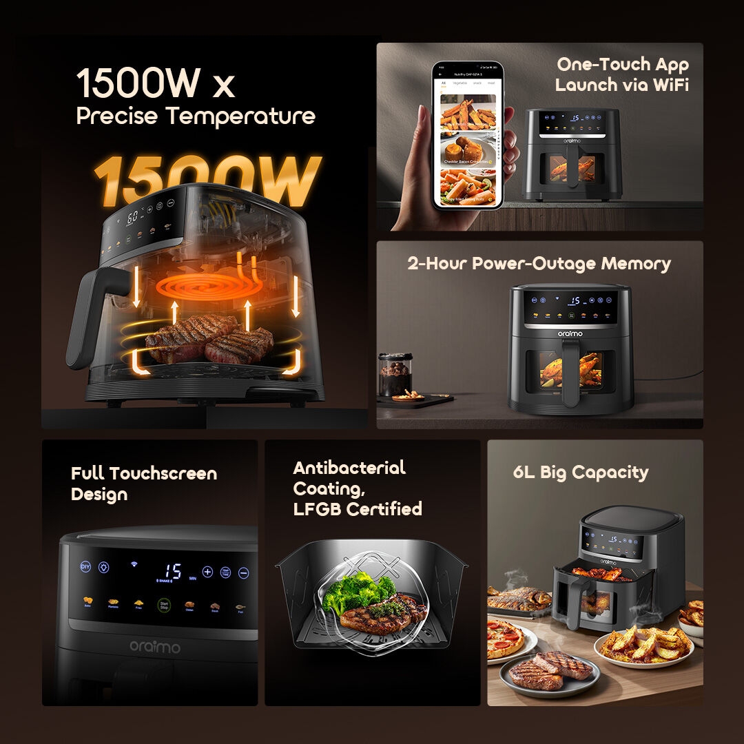 oraimo airfryer NutriFry S1 Ultra OAF-521A-2 features