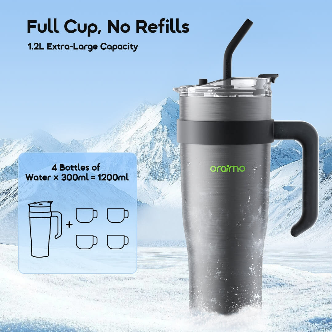 oraimo portable insulated water bottle thermogo s1200 ovb 522a1 capacity 3