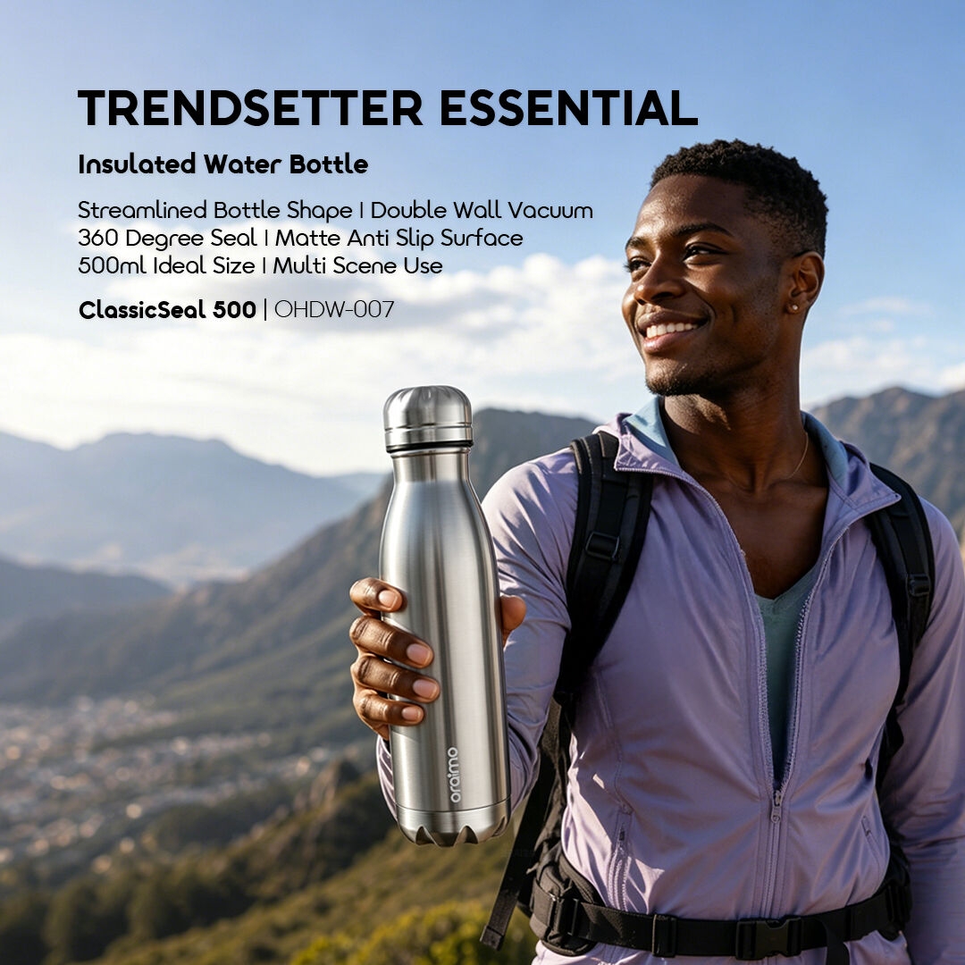 oraimo Insulated Water Bottle ClassicSeal 500 OHDW-007-1 TRENDSETTER ESSENTIAL