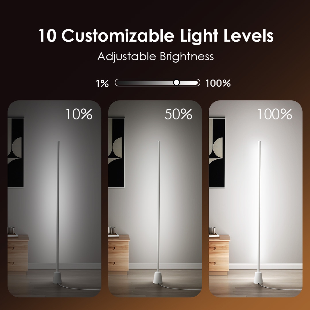 Floor lamp CornerGlow OLL-201A adjustable brightness