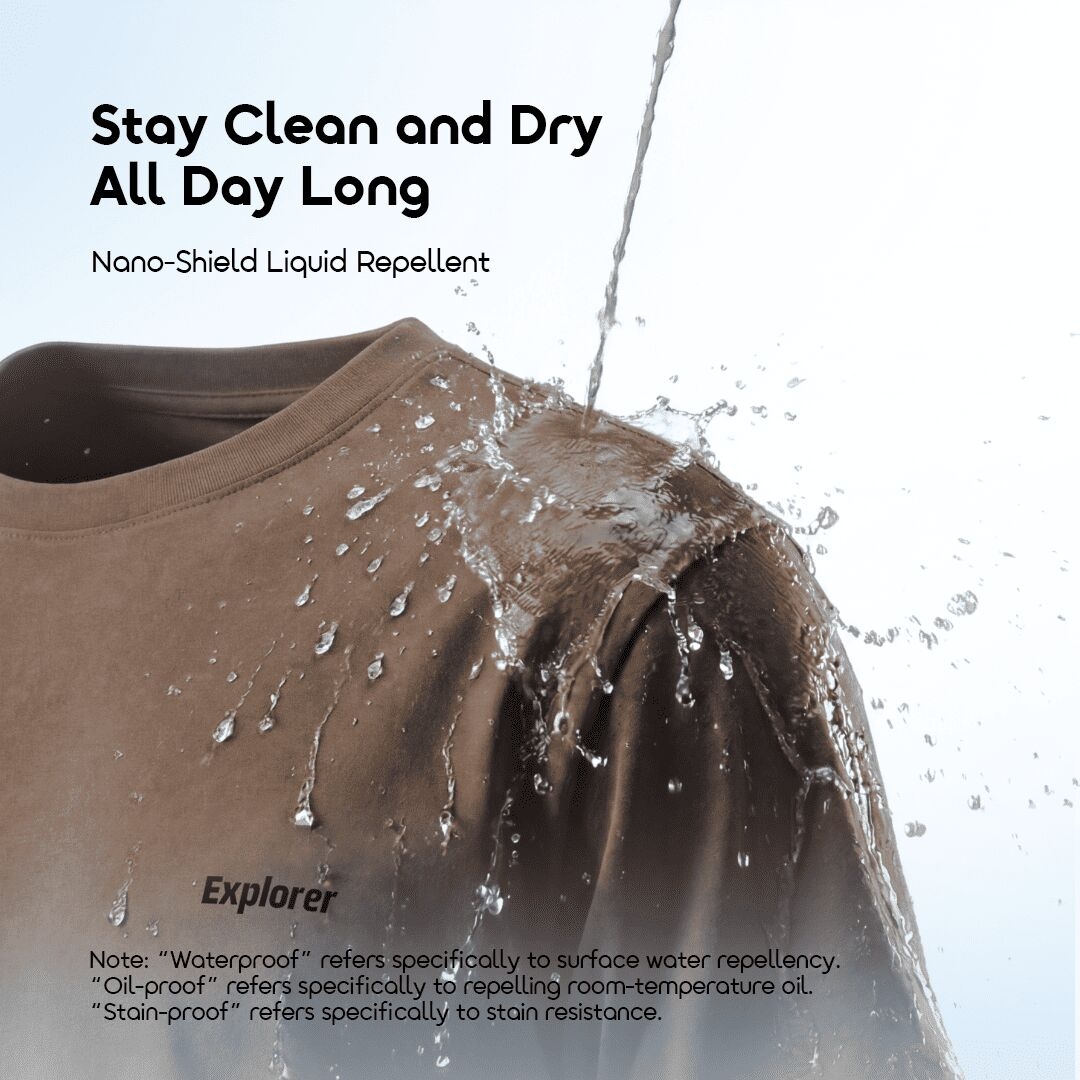 oraimo T-shirt NanoShield OHDT-003 03 Nano-Shield Liquid Repellent