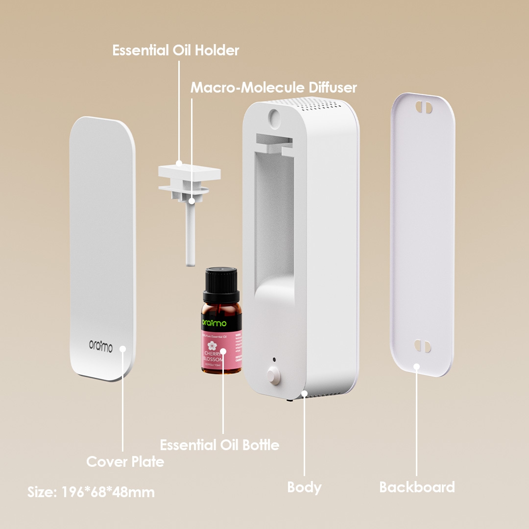 oraimo aroma diffuser AromaGlow OAD-212A structure