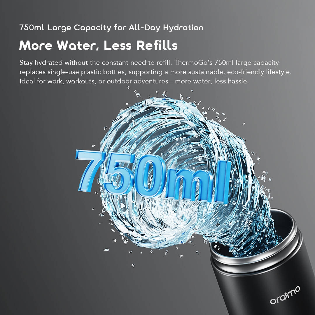 Insulated Thermos oraimo ThermoGo OH-VIT201N 750ml capacity