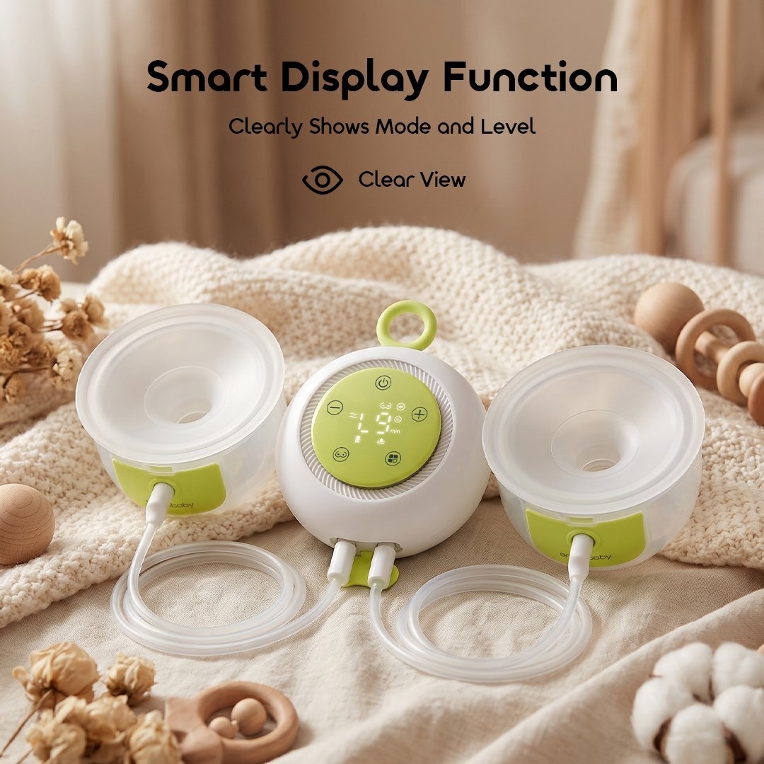 oraimo baby wearable electric breast pump duopump flex obr-532b 04 smart display function