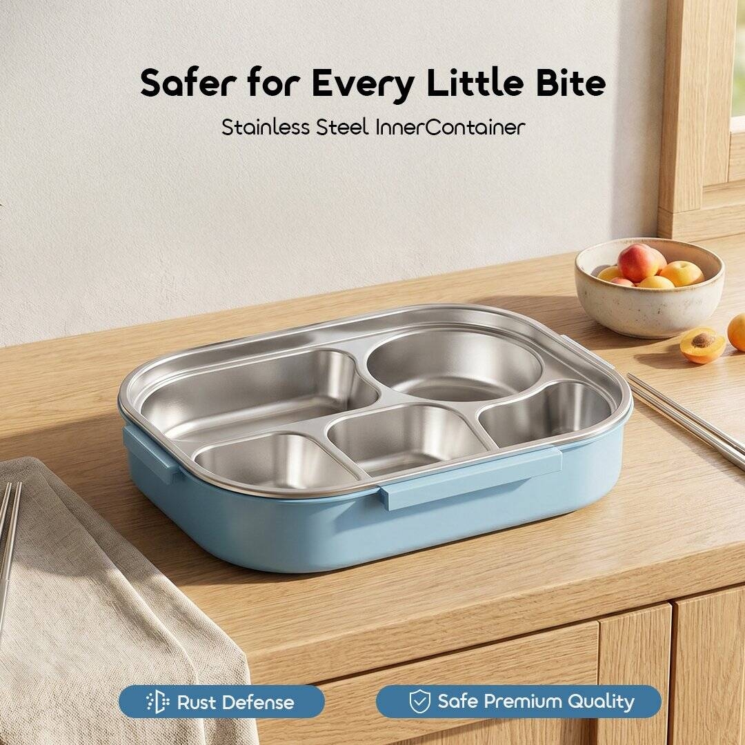 oraimo baby kids lunch box tastybox obf-563a 06 premium ss 316 food grade liner