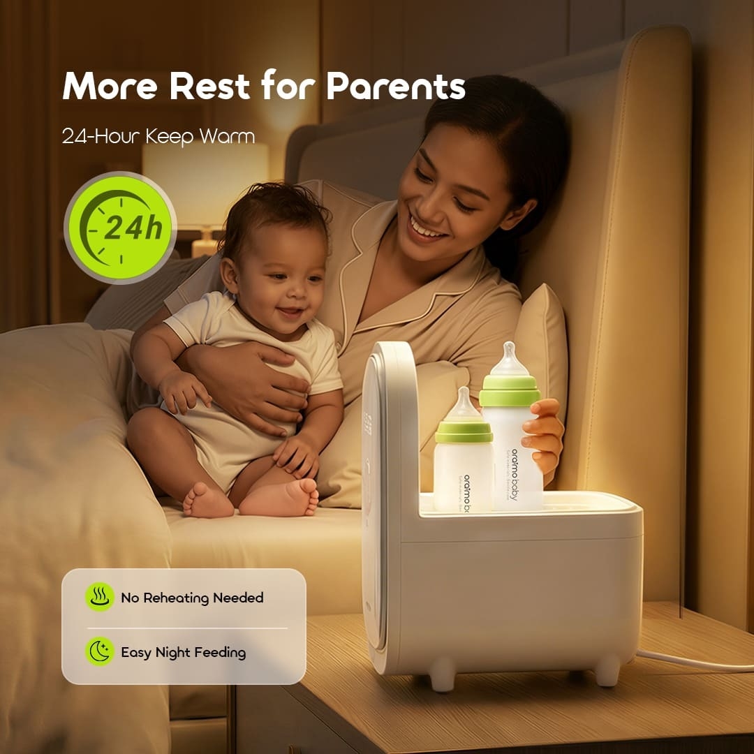 oraimo bottlecare baby bottle warmer sterilizer obw-511b 06 more rest for parents