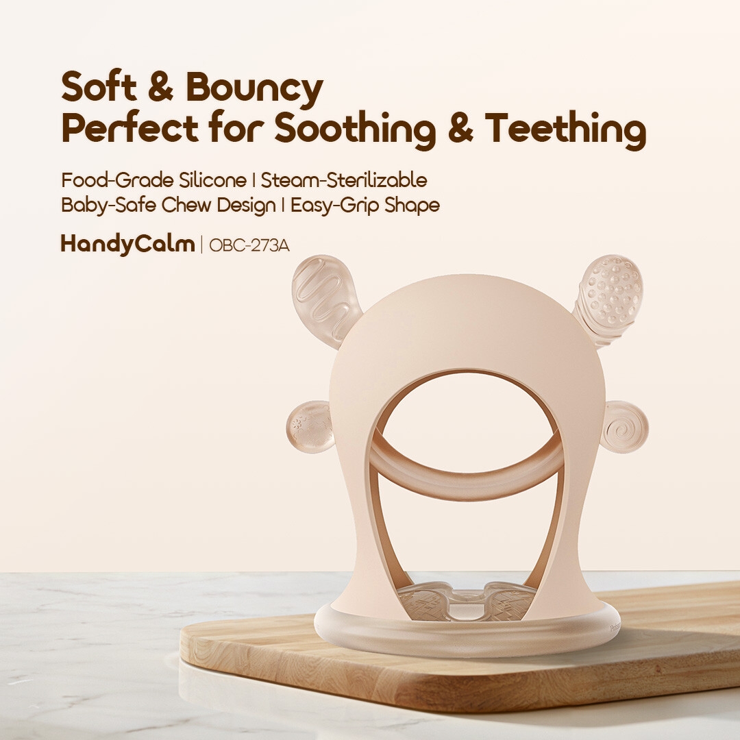 oraimo-Baby-Pacifier-HandyCalm-OBC-273A-1-Soft & Bouncy, Perfect for Soothing & Teething
