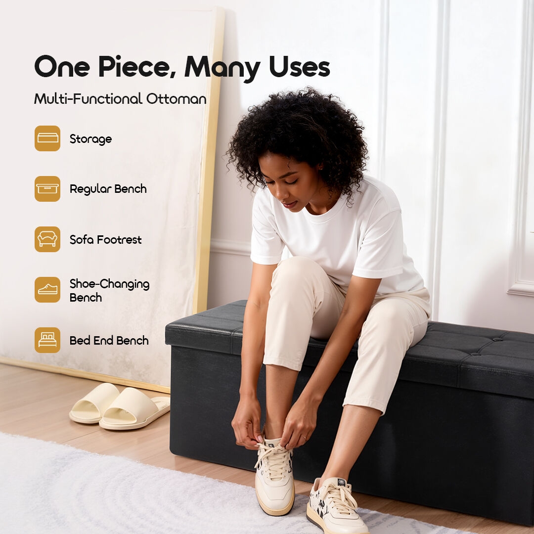 oraimo Storage Ottoman Cozy Plus OHFS-002 multi-functional