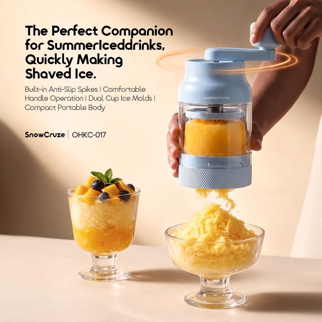 oraimo snow cone machine snowcruze ohkc-017 01 the perfect companion for summer iced drinks quickly making shaved ice