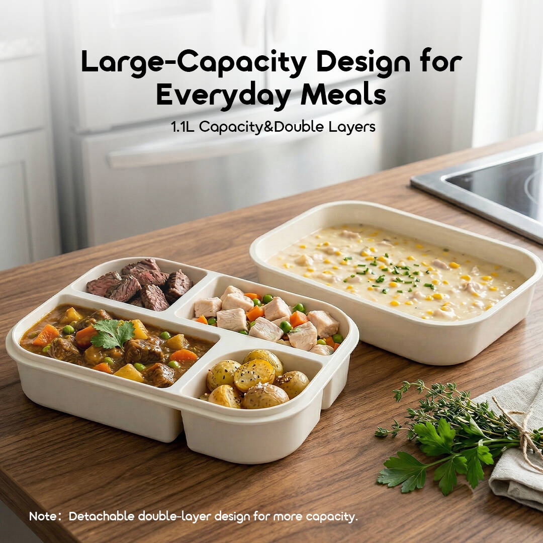 oraimo Bento Box FreshBento OHKB-003 5 1.1L Capacity, Double Layers