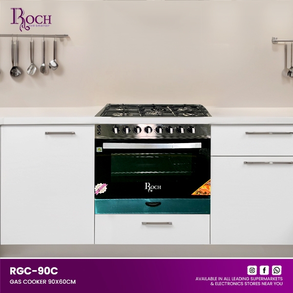 ROCH Gas Cooker 90X60CM (RGC-90C) - Roch Electronics
