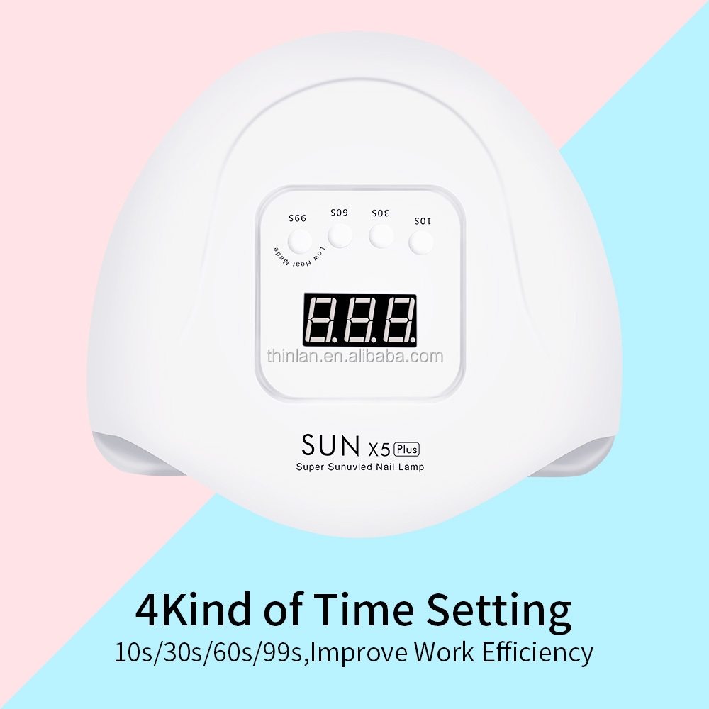 Wholesale SUN X5 Plus Nail Lamp 80W Nail Dryer Double Hands UV Lamp