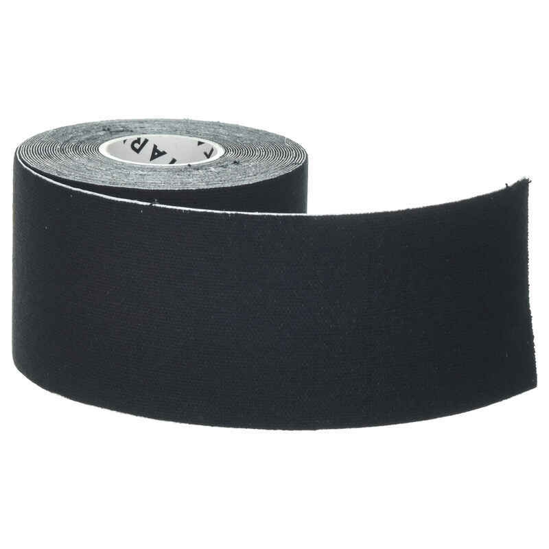 5 cm x 5 m Kinesiology Support Strap - Black