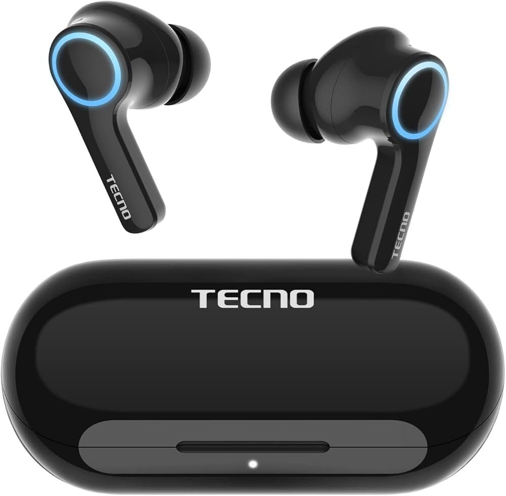 Tecno True Wireless Bluetooth Earbuds Noise Cancelling, ANC Bluetooth  Headphone with Microphone and Breathing Light, USB-C Waterproof Earphones  with Touch Control for Android iOS, H3 Black : Buy Online at Best Price