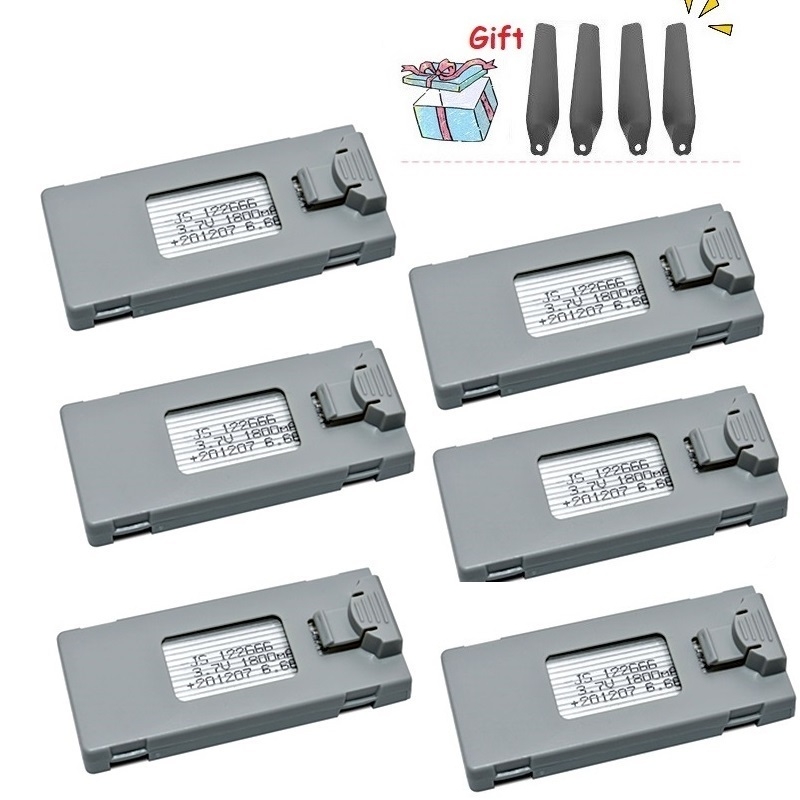 3.7V 1800Mah RC Drone Battery Accessory for E88 E99 E88PRO Ls-E525 E525 PRO Mini Uav Drone Battery Special Rc Part 5Pcs