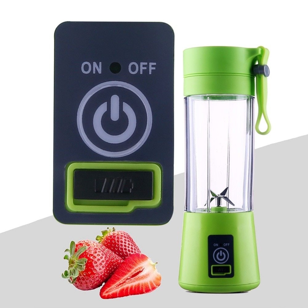 Shop White Label Rechargeable Portable USB Juicer Blender 380ml