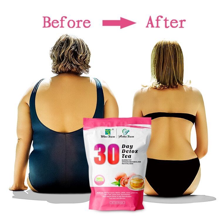 30 Day Detox Tea Private Label Wins Twon Slimming Lemon Fruit Spot Peach  Fruit Tea