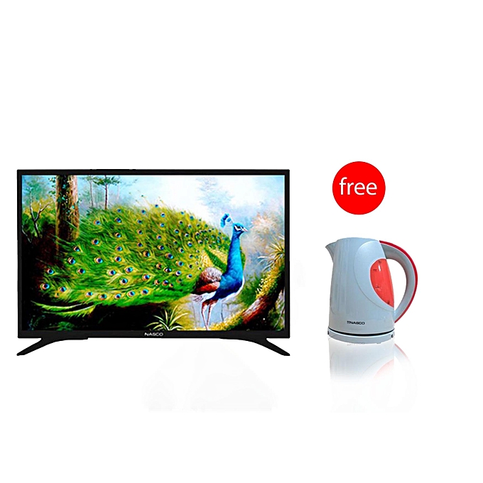 Buy Nasco NASH32FB Digital Satellite LED TV 32" Black online Jumia