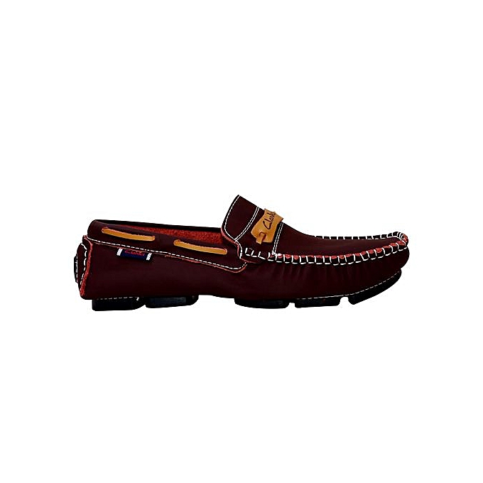 Buy Clarks Penny Loafers Blue Brown Online Jumia Ghana