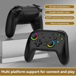 Generic Wireless Bluetooth Somatosensory Vibration Gamepad - Black - image 8