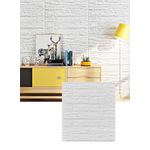 product_image_name-White Label-20PCS DIY PE Foam Self-Adhesive Waterproof 3D Wall Sticker Removable Wallpaper Art Wall Tile Bundle-3
