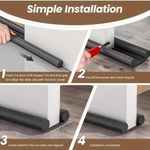 Generic 2 Pieces Huusehold Door Gap Seal Strip, Windproof Door Bottom Seal, Wind and - image 7