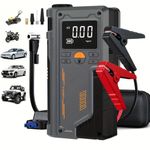 Generic Multi functional Portable Car jump starter and tire Pump complete set