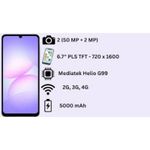 Samsung Galaxy A07 - 128GB + 6GB RAM - 50MP Rear - 8MP Front - 6.7" - 5000 mAh - Black (24 Months Warranty) - image 5