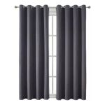 product_image_name-Generic-1 Piece Thermal Blackout Curtain - 132x213cm - Grey-1