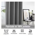 product_image_name-Generic-1 Piece Thermal Blackout Curtain - 132x213cm - Grey-6