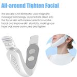 product_image_name-Generic- V Line Face Lift Massager, 6 Modes and 12 Intensity Levels Electric Double Chin Eliminator, Portable Shaping Facial Massager, Smart Double Chin Face Lift Device (White)-2