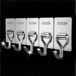 GALUIN 20PCS Powerful Non-Mark Storage Hooks Hangers Fixtures - image 2