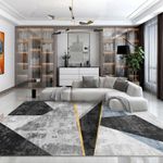 Generic Modern Living Room Rug Coffee Table Cushion,Size: 50x80cm