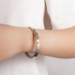 product_image_name-Fashion-2 in 1 Luxury Titanium Alloy Bracelet & Diamond Stud Earrings Set-7