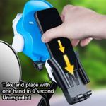 Generic Motorcycle phone holder, car shockproof navigation holder - image 3
