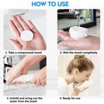 product_image_name-Generic-Compressed Towel (5pcs) - Portable Disposable & Reusable Travel Towel for Face, Baby, Camping & Hygiene-7