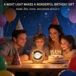 Generic 3D Moon Planet Crystal LED Night Light - Bedroom Decor & Perfect Gift - image 3
