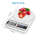 product_image_name-Generic-Digital Food Scale 10kg/1g Kitchen Scale For Cooking Baking with Accurate LCD Display-4