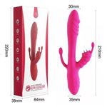 product_image_name-Generic-G-spot Tongue Three-pronged Wine Red Vibrator-3