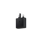 White Label Samsung Super Fast USB-C to USB-C Travel Charger Adapter – 25W with Type-C Cable - Black - image 3