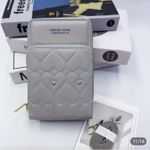 AD  Ladies Crossbody Leather Bag - Grey