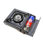 product_image_name-Generic-Portable Gas Stove Single Burner + Free 2pcs Refill Gas can- Black-2