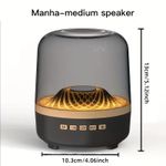 product_image_name-Generic-Bluetooth Speaker with FM Radio & Crystal RGB Lighting – TWS Pairing Supported-5