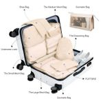 Generic 7-Piece storage bag/travel classification storage bag-Beige - image 7