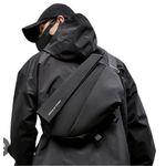 AD Classic Waterproof Sling Crossbody Bag - Black