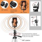 Generic 26cm LED Ring Light Tripod For Photography, Video, And Makeup - image 2