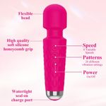 Generic Massager--Rechargeable Portable Silent Massager, Rose - image 7