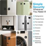 Generic Combination Fridge Lock for Child Safety, Refrigerator & Freezer Lock - image 7