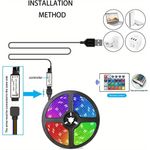 Generic Smart Bluetooth TV LED backlight, RGB 16-color light strip - image 8